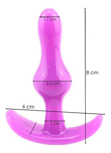 Imagen del producto Kit de 6 Plug Anales Estimuladores de Silicona para Placer y Dilatación en color Morado