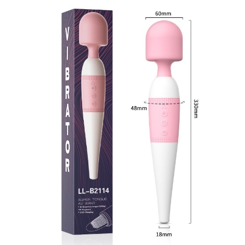 Vibrador 2 en 1 Micrófono Silicón Médico Impermeable Recargable - Vibradores en LAME Sex Shop
