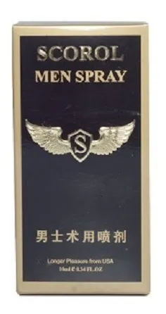 Scorol Men Spray Retardante Eyaculación Precoz Erección