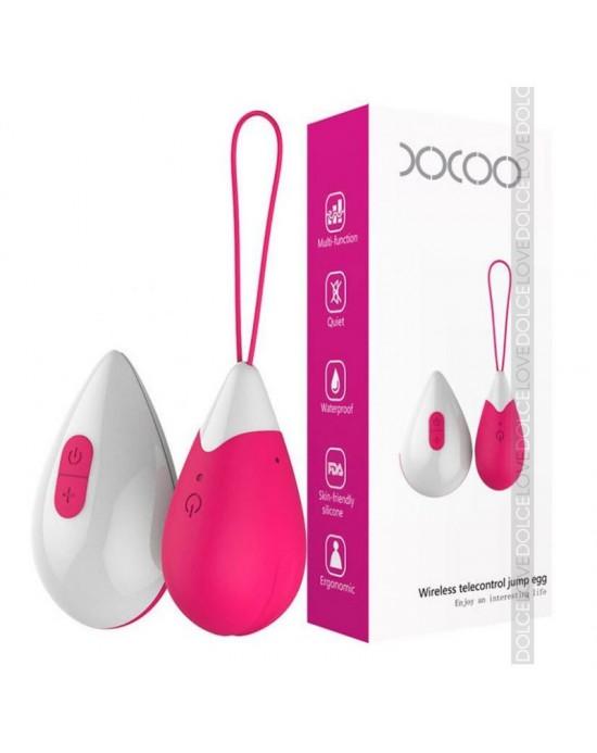 XXOO Huevo Vibrador Fucsia Control Remoto Recargable 10 Modos - Vibradores en LAME Sex Shop