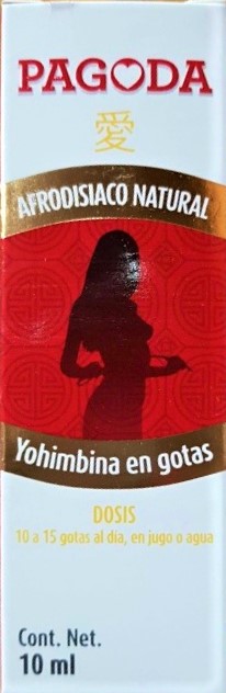 Yohimbina Pagoda Afrodisíaco Natural Potenciador Sexual - Auxiliares en LAME Sex Shop